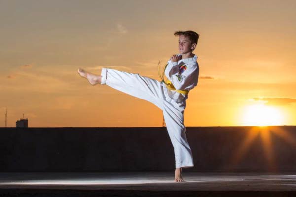 Como funciona treino de perna taekwondo?
