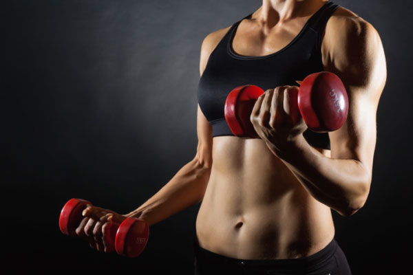 Musculação feminina para perder barriga