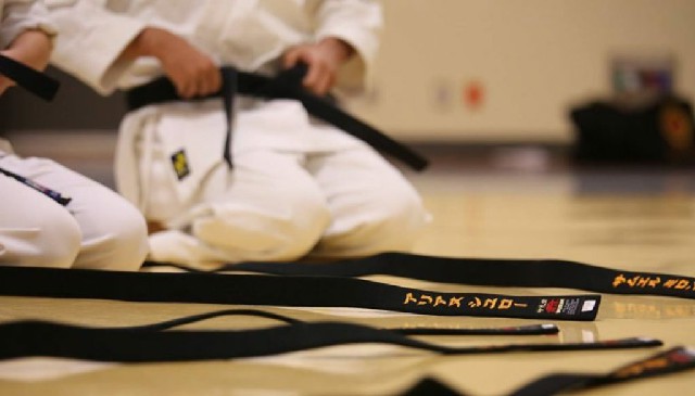 Aula de taekwondo academia