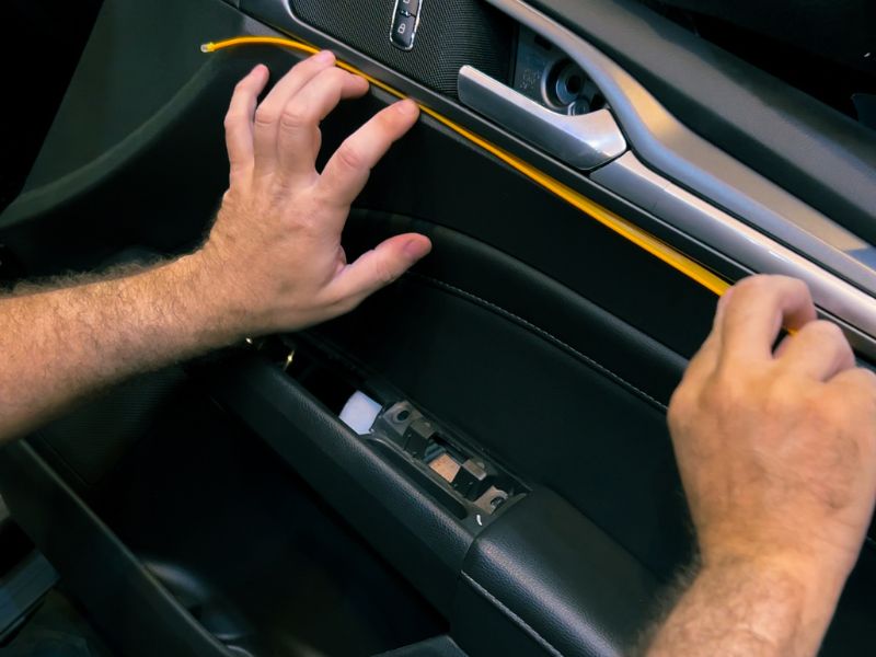 led para carros interno